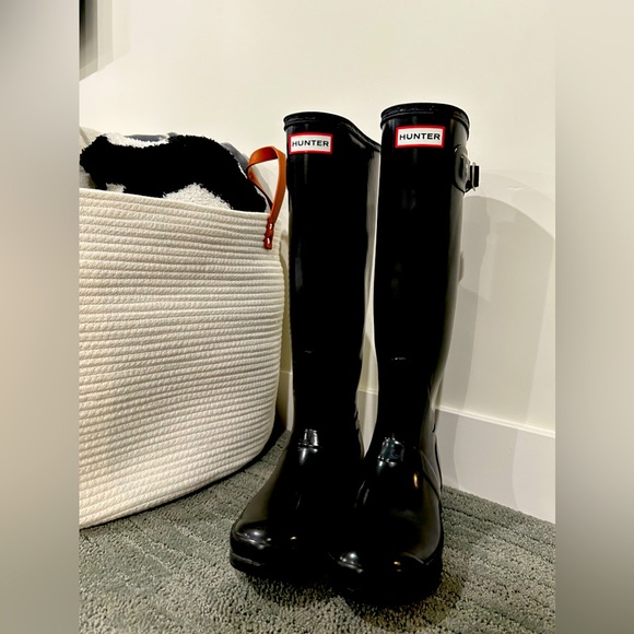 Hunter Shoes - Hunter Women’s Original Gloss Tall Boots, Black